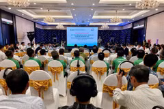 Toàn cảnh Hội nghị tổng kết của dự án “Tăng cường chuỗi giá trị cây trồng an toàn tại các tỉnh miền Bắc Việt Nam.". (Nguồn: Bnews)