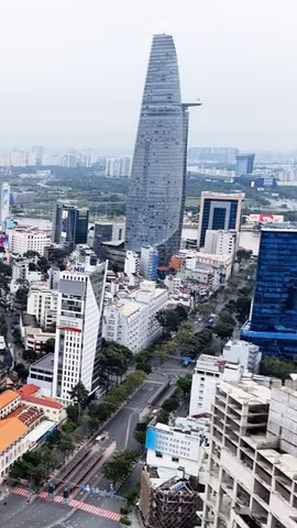 Trung tâm Thành phố Hồ Chí Minh. (Ảnh: Hồng Đạt/TTXVN)
