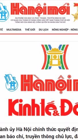 Giao diện Báo Hànộimới.