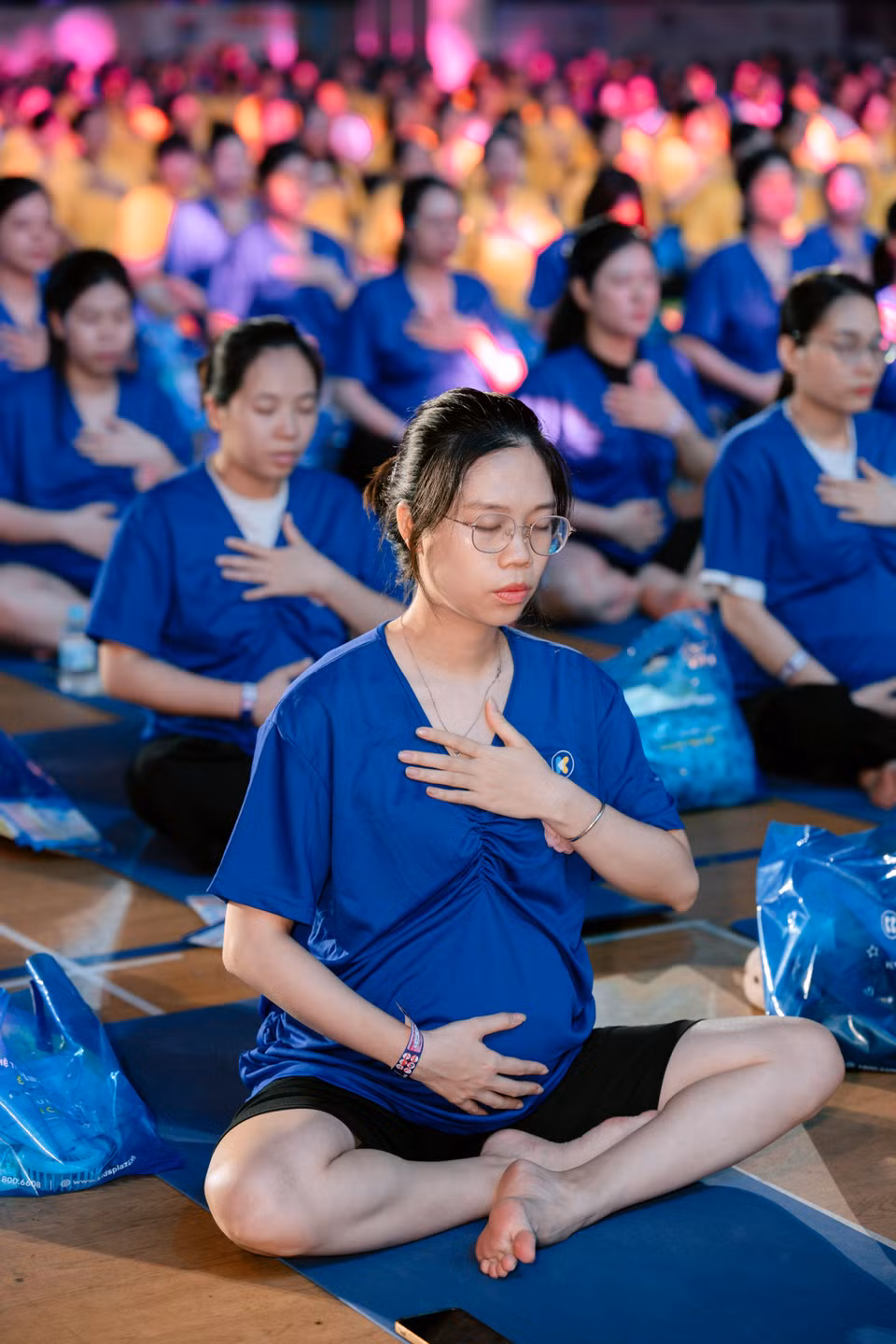 Chương trình lan toả thông điệp về một thai kỳ hạnh phúc. (Ảnh: PV/Vietnam+)
