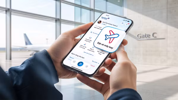 Đặt vé máy bay trên VietinBank iPay Mobile, nhận khứ hồi Sun PhuQuoc Airways
