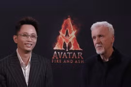 Rhymastic xúc động khi gặp đạo diễn phim Avatar 3 James Cameron