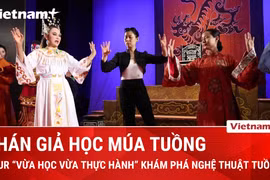 Tìm hiểu nghệ thuật tuồng ngay tại 'cánh gà' sân khấu với tour du lịch "Màn đường"