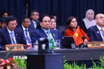 Thủ tướng Phạm Minh Chính tham dự Hội nghị Cấp cao ASEAN-Ấn Độ lần thứ 22. (Ảnh: Dương Giang/TTXVN)