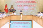 Phiên họp lần thứ sáu của Ban Chỉ đạo về rà soát và tổ chức thực hiện việc xử lý vướng mắc trong hệ thống pháp luật. (Ảnh: Dương Giang/TTXVN)