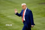 Tổng thống Mỹ Donald Trump tại Nhà Trắng, Washington, D.C. (Ảnh: THX/TTXVN)
