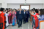 Tổng Bí thư Tô Lâm đến thăm, chúc Tết cán bộ, phóng viên, biên tập viên, người lao động Thông tấn xã Việt Nam ngày 24/2/2026. (Ảnh: Thống Nhất/TTXVN)