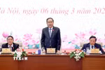 Chủ tịch Quốc hội Trần Thanh Mẫn phát biểu. (Ảnh: Doãn Tấn/TTXVN)