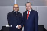 Tổng Bí thư, Chủ tịch nước Tô Lâm gặp Tổng thống Timor Leste José Ramos-Horta. (Ảnh: Thống Nhất/TTXVN)