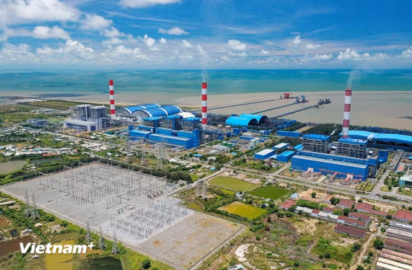 Toàn cảnh Công ty Nhiệt điện Duyên Hải, tỉnh Vĩnh Long. (Ảnh: Bá Thi/Vietnam+)