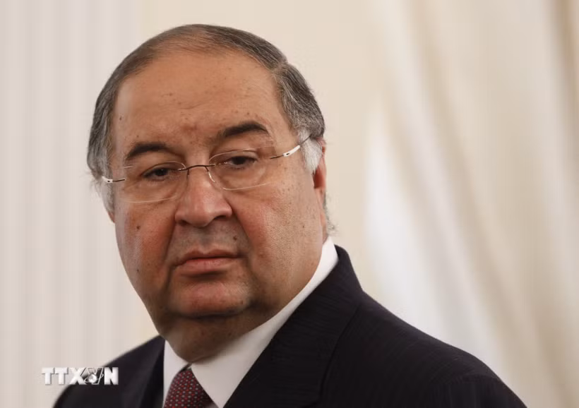 Ông trùm kim loại người Uzbekistan gốc Nga Alisher Usmanov. (Ảnh: AFP/TTXVN)