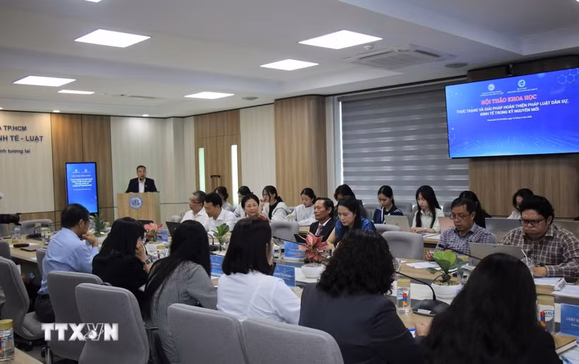 Quang cảnh hội thảo. (Ảnh: Liên Sơn/TTXVN)