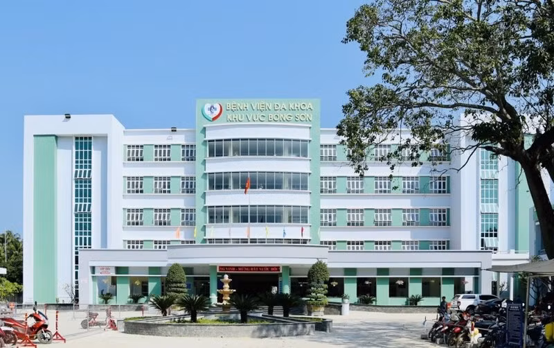 Bệnh viện Đa khoa khu vực Bồng Sơn. (Nguồn: Bệnh viện Đa khoa khu vực Bồng Sơn)