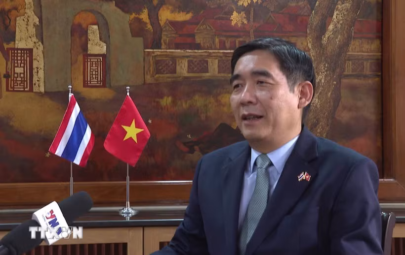 Đại sứ Việt Nam tại Thái Lan Phạm Việt Hùng. (Ảnh: Phạm Hải/TTXVN)