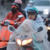 Hà Nội ngập nhiều tuyến phố vì bão Bualoi. (Ảnh: Hoài Nam/Vietnam+)