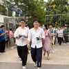 Thí sinh thi Tốt nghiệp Trung học phổ thông. (Ảnh: Phạm Mai/Vietnam+)