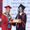 Trần Thiên Hương tại Lễ Tốt nghiệp của trường ĐH Ngoại thương năm 2025 (Ảnh: NVCC).