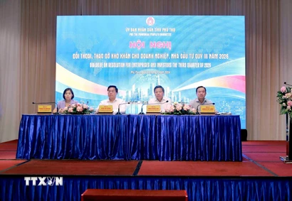 Quang cảnh hội nghị. (Ảnh: Hoàng Hùng/TTXVN)