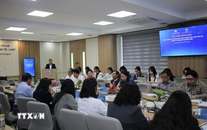 Quang cảnh hội thảo. (Ảnh: Liên Sơn/TTXVN)