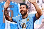 Áo đấu khổng lồ vinh danh "vũ điệu cuối cùng" của Messi với đội tuyển Argentina