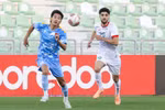 Đội tuyển U23 Việt Nam (áo xanh) để thua 1-2 ở trận giao hữu với U23 Syria. (Ảnh: VFF)