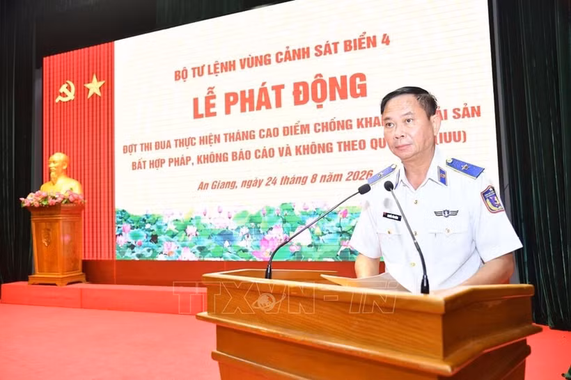 Thiếu tướng Nguyễn Văn Dũng phát biểu tại Lễ phát động.