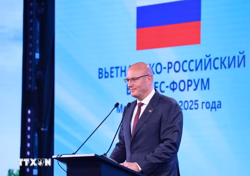 Phó Thủ tướng Nga Dmitry Chernyshenko. (Ảnh: Thống Nhất/TTXVN)