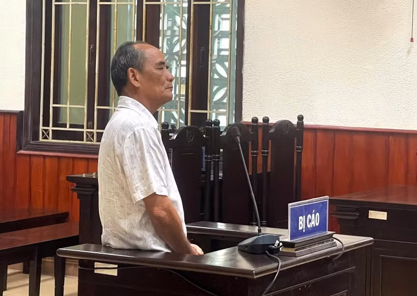 Bị cáo Nguyễn Đình Kim tại phiên xét xử. (Nguồn: Cơ quan Công an)