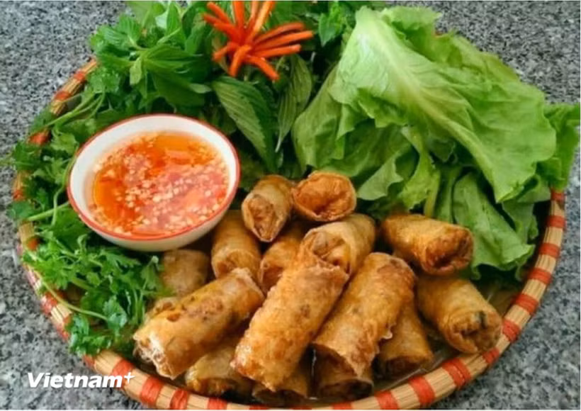 Món nem rán. (Nguồn: Vietnam+)