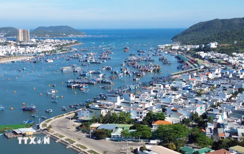 Phường Nam Nha Trang, tỉnh Khánh Hòa. (Ảnh: Nguyễn Thành/TTXVN)