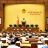 Quang cảnh phiên họp sáng 23/10, chương trình Kỳ họp thứ Hai, Quốc hội khóa XVI. (Ảnh: Doãn Tấn/TTXVN)