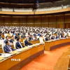 Phiên Khai mạc Kỳ họp thứ 2, Quốc hội khóa XVI, ngày 17/10. (Ảnh: TTXVN)