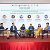 Hội thảo tại Dự án “Hướng tới chuỗi giá trị lúa gạo chất lượng cao, phát thải thấp, bền vững và bao trùm tại Đồng bằng sông Cửu Long.” (Ảnh: Vietnam+)