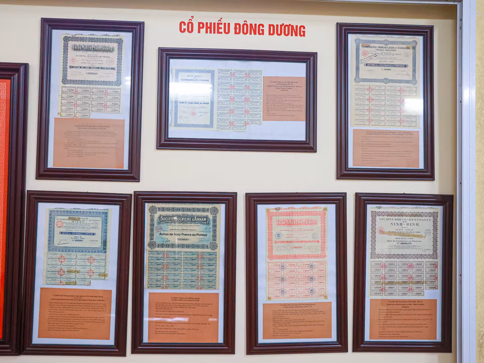 Cổ phiếu Đông Dương. (Ảnh: Minh Sơn/Vietnam+)