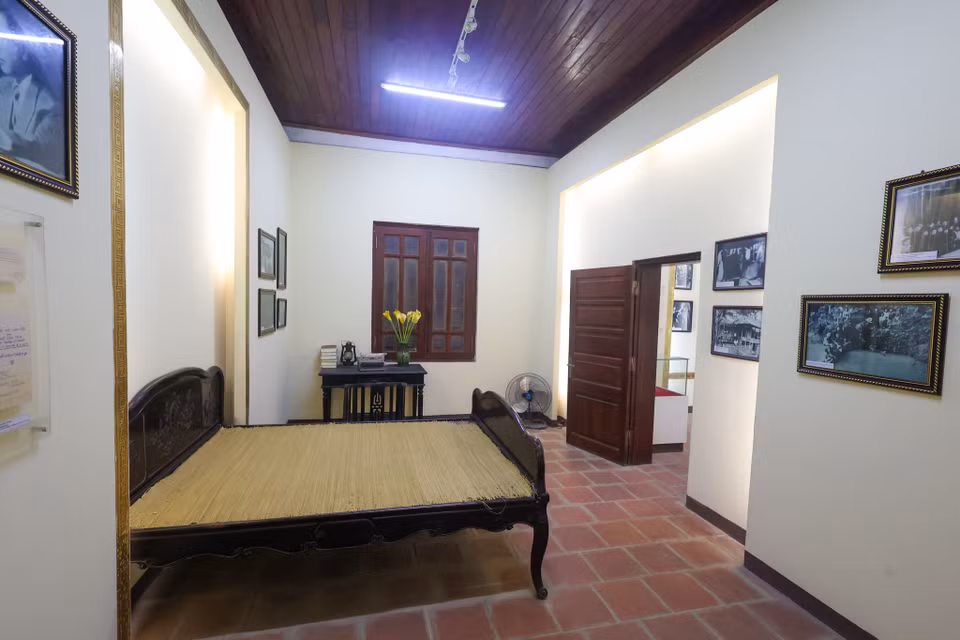 Nhà ở của gia đình ông Đỗ Đình Thiện - nơi Bác Hồ về thăm và làm việc. (Ảnh: Minh Sơn/Vietnam+)
