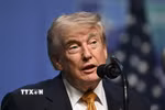 Tổng thống Mỹ Donald Trump. (Ảnh: AA/TTXVN phát)