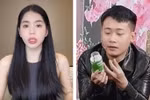 Quang Linh Vlogs và Hằng du mục chia sẻ về kẹo rau củ Kera trong các video và livestream trước đó. (Hình ảnh cắt từ clip).
