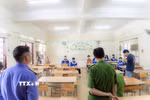 Cơ quan điều tra làm việc với nhóm học sinh tổ chức bạo lực học đường tại Trường THCS N.D., xã Di Linh làm 1 năm sinh lớp 8 treo cổ tự tử. (Ảnh: TTXVN phát)