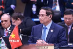 Thủ tướng Phạm Minh Chính dự Hội nghị Cấp cao ASEAN-Liên hợp quốc lần thứ 15. (Ảnh: Dương Giang/TTXVN)
