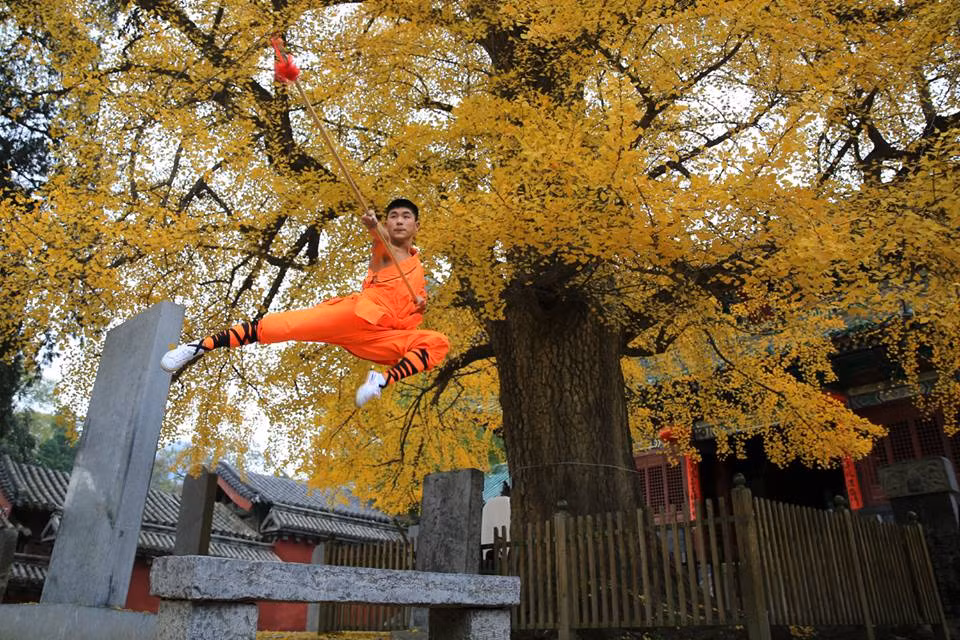 Võ thiếu lâm hay còn gọi là Kung Fu là một trong những môn võ lâu đời nhất thế giới, có nguồn gốc từ năm 495 sau công nguyên. (Nguồn: CCTVNews)