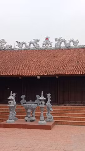 Miếu Mái tỉnh Hưng Yên. (Ảnh: Vietam+)