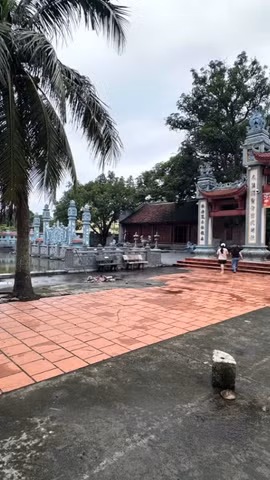 Toàn cảnh Đền Quan, tỉnh Hưng Yên. (Ảnh: Vietnam+)