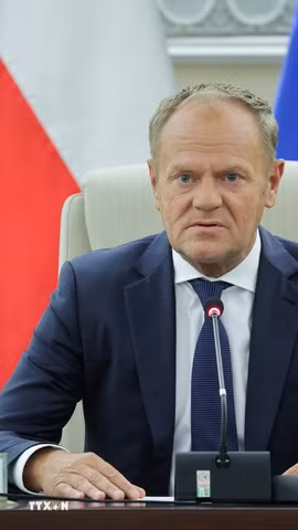 Thủ tướng Ba Lan Donald Tusk. (Ảnh: PAP/TTXVN)