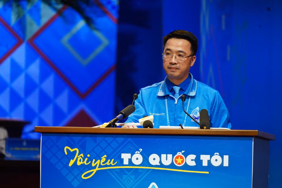 Anh Nguyễn Tường Lâm - Bí thư Trung ương Đoàn, Phó Chủ tịch Hội Liên hiệp thanh niên Việt Nam. (Ảnh: CTV/Vietnam+)