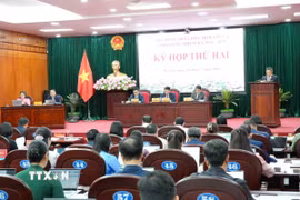 Quang cảnh Kỳ họp. (Ảnh: Nguyễn Cường/TTXVN)