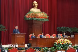 Tổng Bí thư Tô Lâm phát biểu khai mạc Hội nghị Ban Chấp hành Trung ương Đảng khóa XIII. (Ảnh: Thống Nhất/TTXVN)