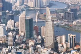Một góc của Thành phố Hồ Chí Minh. (Ảnh: Hồng Đạt/TTXVN)