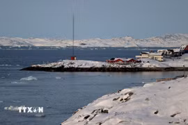 Quang cảnh thành phố Nuuk, Greenland. (Ảnh: THX/TTXVN)