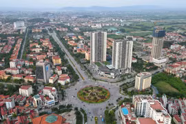 Diện mạo thành phố Bắc Ninh ngày nay. (Ảnh: TTXVN phát)