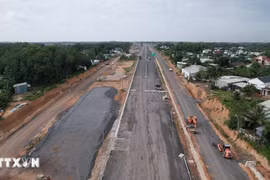 Đường Vành đai 3 - Thành phố Hồ Chí Minh. (Ảnh: Công Phong/TTXVN)